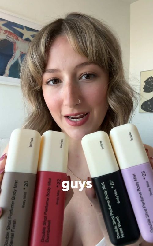 Niacinamide body mist UGC review pulling 478K views on a 4.2K-follower TikTok account